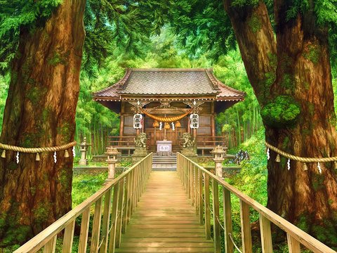 Amakano ~Second Season~ Shrine Scene